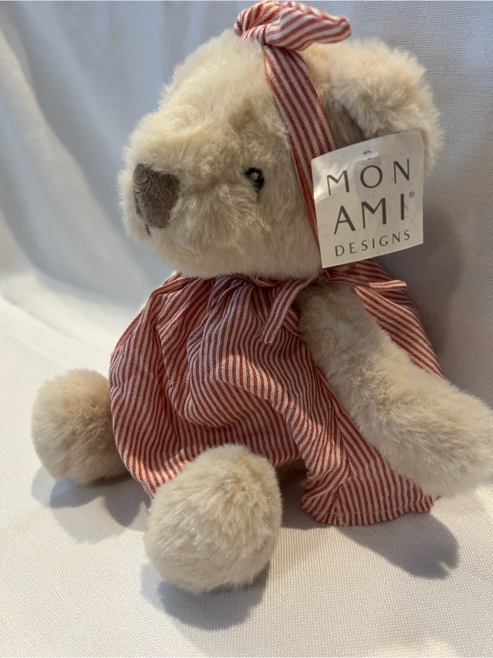 Mon Ami Ellie Sun-Dressed Bear Plush - Picture 4 of 8